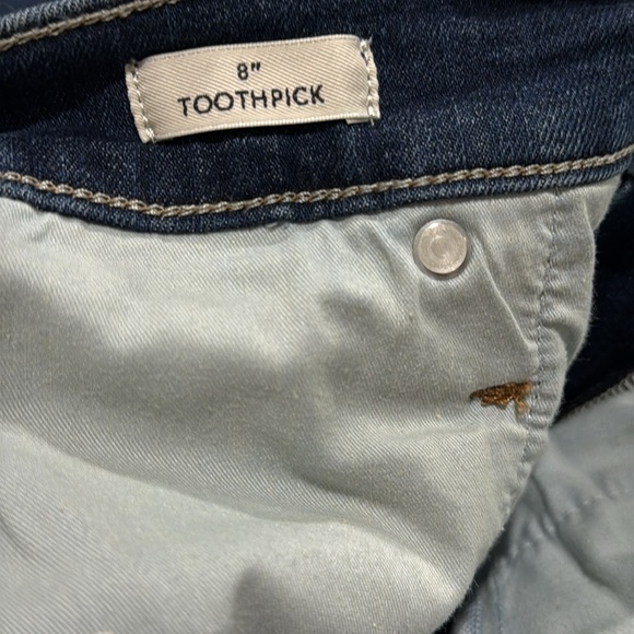 J Crew 8” Toothpick Skinny Jeans in vista wash NWOT sz 33 H2096 - Picture 6 of 11